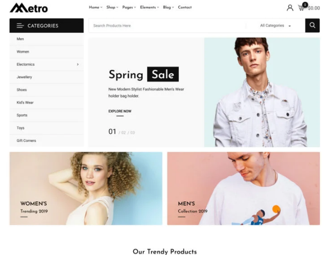 free ecommerce wordpress theme 