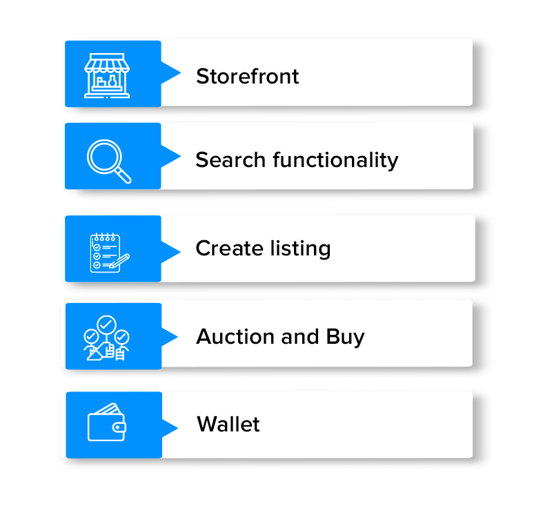nft marketplace features 